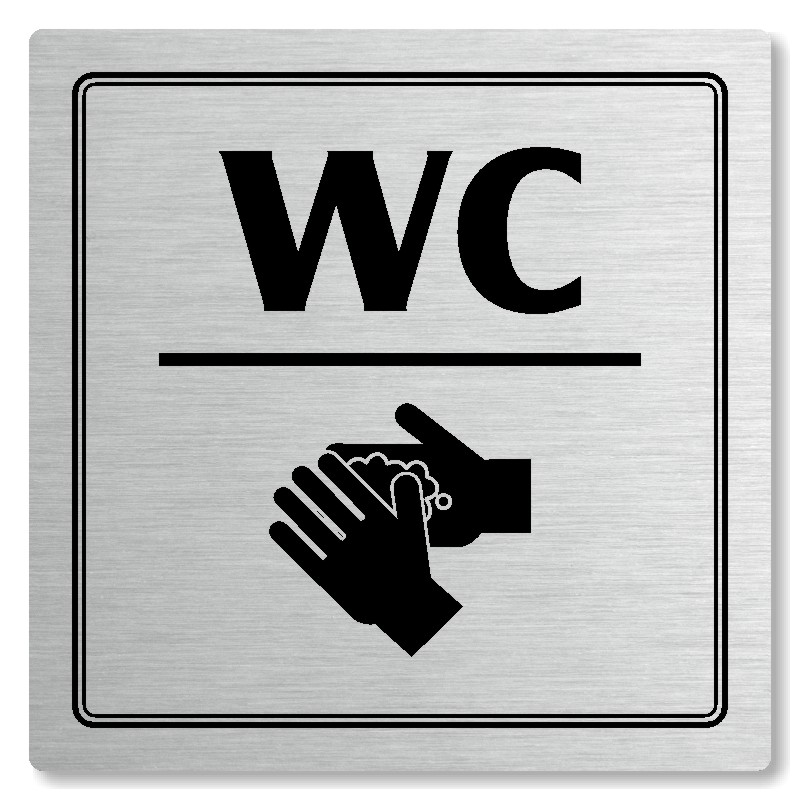 WC, 118x118mm, stříbrná, Utah